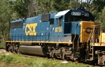 CSX 8706 displays its YN3 paint scheme in the morning sun